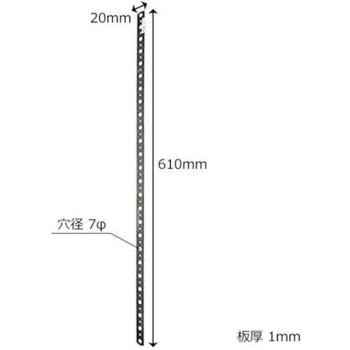 WAKI ステン自在プレ−ト BK−250 アツクチ 19X600MM BK-250 1 個