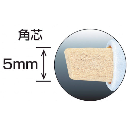 タジマ すみつけペイントマーカー 硬質芯(太字・角芯)白 SPEW-WHI 1 本