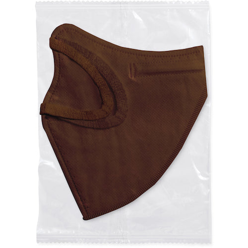 IRIS 289121 DAILY FIT MASK 3D mask, small size, pack of 5, brown, RK-D5SBR, 1 bag