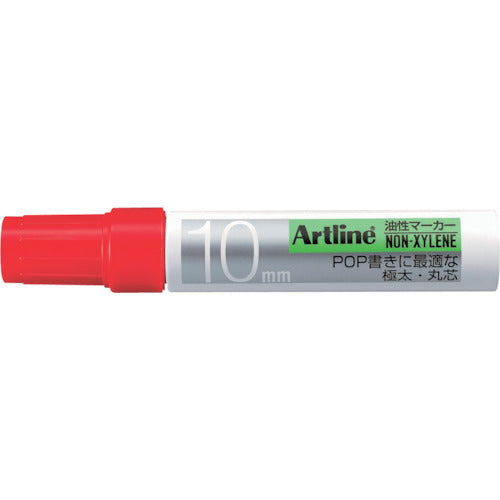 Shachihata Art Line Oil-Based Marker Round 10 Red K-7-R 1 pc