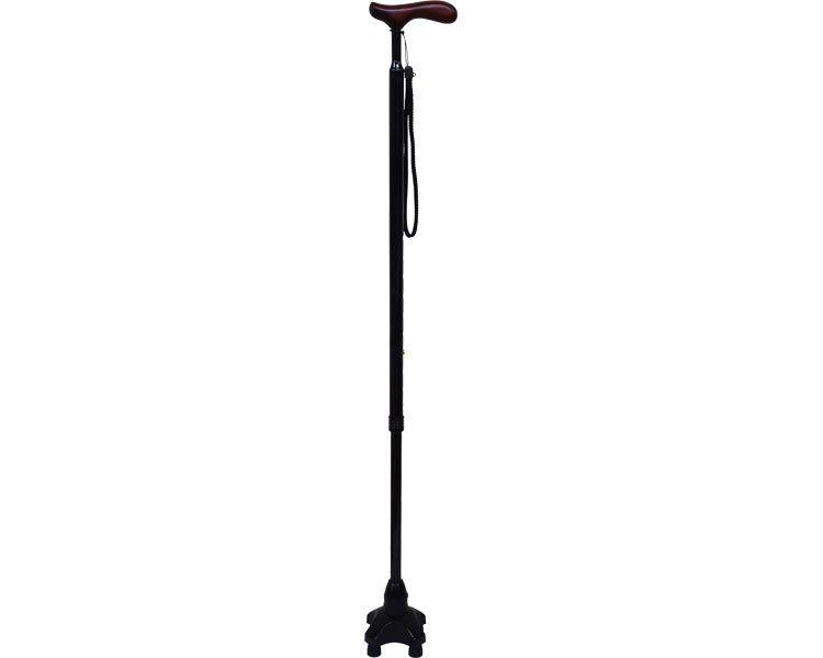 Movable 4-point cane, straight type / CX-07003 small base 1 piece