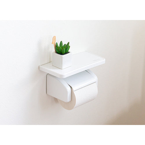 オカ 我が家のべんり化計画 フィルフィットワンタッチペーパーホルダー棚付き 289554 1 個