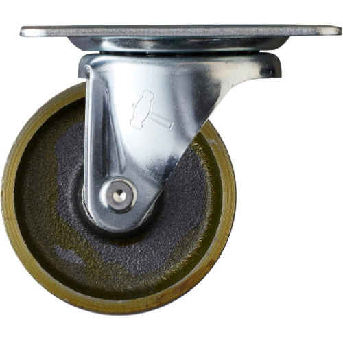 ハンマー プレート式キャスター プレート式キャスター 自在 車輪径75mm イモノ車輪 440G-C75 1 個