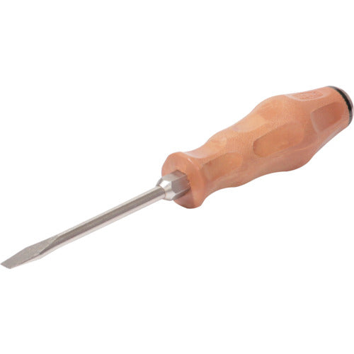 TONE Wooden Handle Driver, Sliding Driver (Through-Handed), Shaft Length 75mm, Total Length 167mm, PWMD-075, 1 Piece