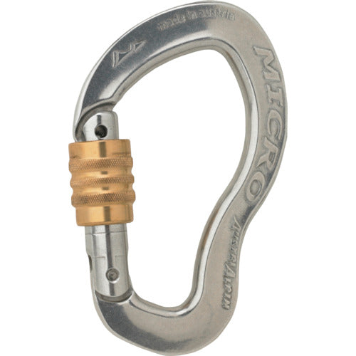 ALPIN カラビナ MICRO スクリューロック 線径13.0 シルバー KM13A-ID 1 個