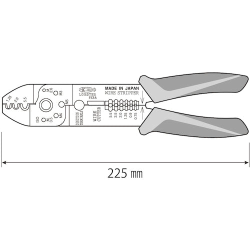 エビ 電装圧着工具 FKーAシリーズ FK3A 1 丁