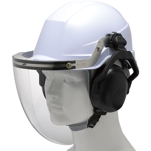 Midori Anzen Helmet-mounted disaster prevention mask parts Spare shield for MB-115H/125 *Band not included 4012290300 1 piece