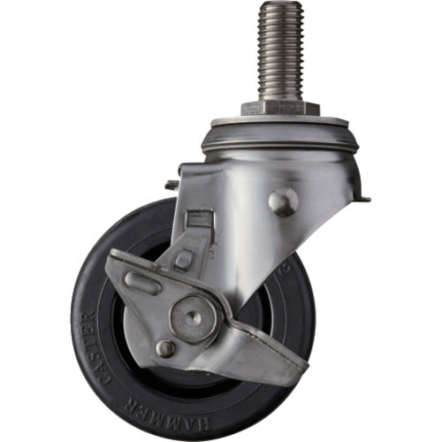 망치 SUS 사이드 SP 부착 나사 포함 고무차 100mm 313SA-RU100 1개