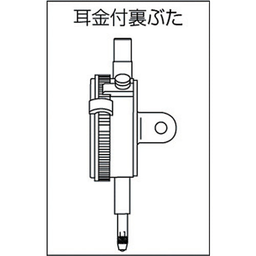 테크로크 다이얼 게이지 측정 범위 0~10mm TM-91 1개