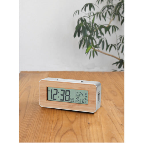 ADESSO 대나무 전파 시계 T-01 1 개