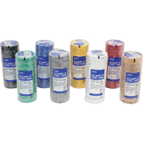 積水 エスロンテープ#360 50×10(4巻入り) 灰 V360H4N 1 PK