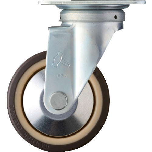Hammer Swivel Urethane Wheel (Nylon Wheel, Radial Ball Bearing) 125mm 400S-UB125 1 pc