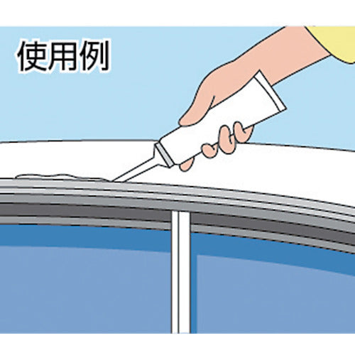 Cemedine Auto Body Sealing Material Sheet Metal White Sealer F 180ml SE-049 SE-049 1 bottle