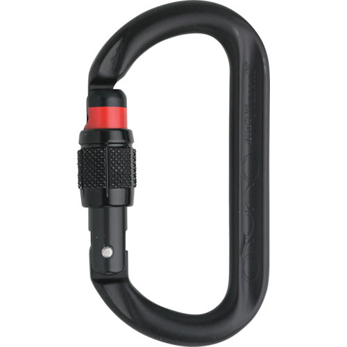 ALPIN カラビナ OVALO スクリューロック 線径12.5 ブラック KA11B-X-GI 1 個