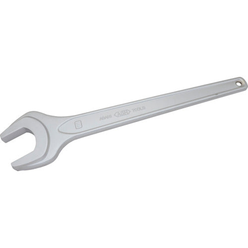 ASH 丸形片口スパナ強力タイプJISH(クロムメッキ)60mm SSP0060 1 丁