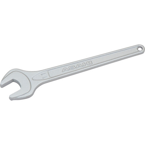 ASH 丸形片口スパナ強力タイプJISH(クロムメッキ)11mm SSP0011 1 丁