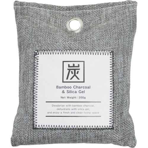 KOKUBO 竹炭 除湿消臭バッグ(200g) 5749 1 個