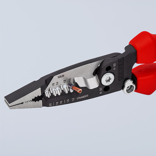 KNIPEX 電気技師用多機能ペンチ 1372-8 1 丁