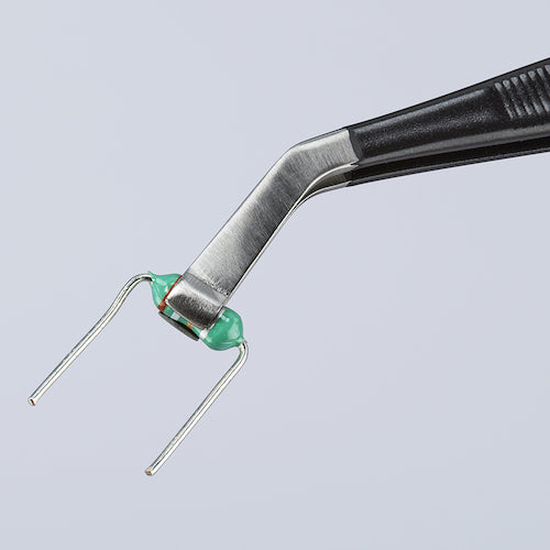 KNIPEX 精密ピンセット 120mm 9216-01ESD 1 本