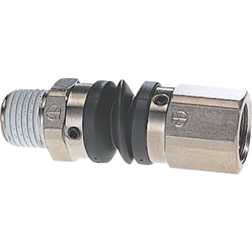 Chiyoda Metal Coupling Free Angle FM Type G1/4 R1/4 3FAG2F-2M 1 pc