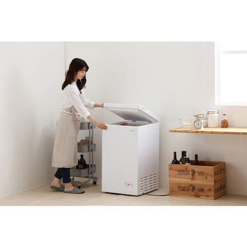 IRIS 518286 上開き式冷凍庫 63L ホワイト ICSD-6A-W 1 台