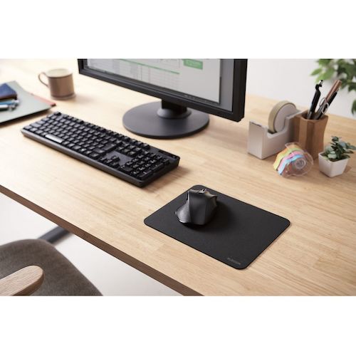 ELECOM 심플 마우스 패드 표준 사이즈 블랙 MP-BF02BK 1장