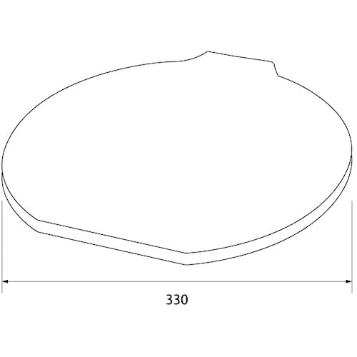 BURRTEC バーキンタX カラーバケツ用蓋 15L 緑 BKXCBF−15G 66219000 1 個
