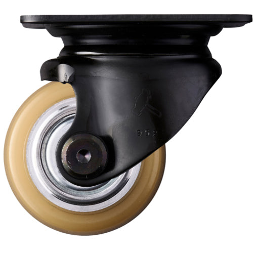 ハンマー 低床式プレートキャスター 低床式プレートキャスター 自在 車輪径50mm ウレタン車輪 5401S-BAU50 1 個