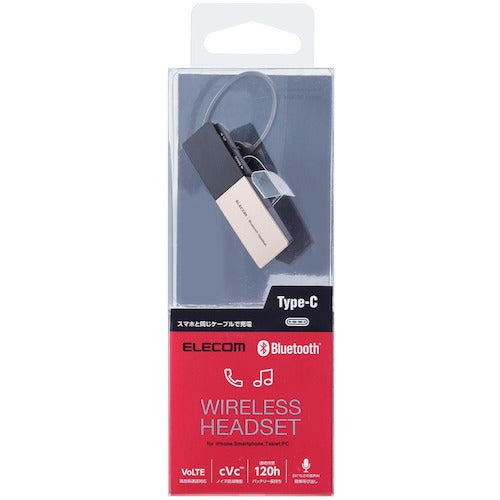 ELECOM Bluetooth Headset HS20 Series Type-C Terminal Gold LBT-HSC20MPGD 1 pc