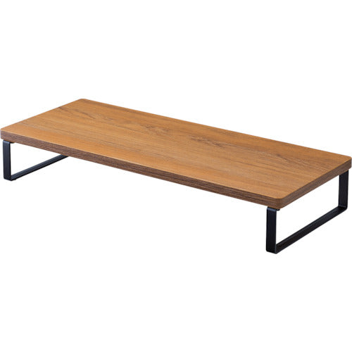 LIHIT MDF desk stand, standard, 500 x 200, low type, brown, A8002-9, 1 unit