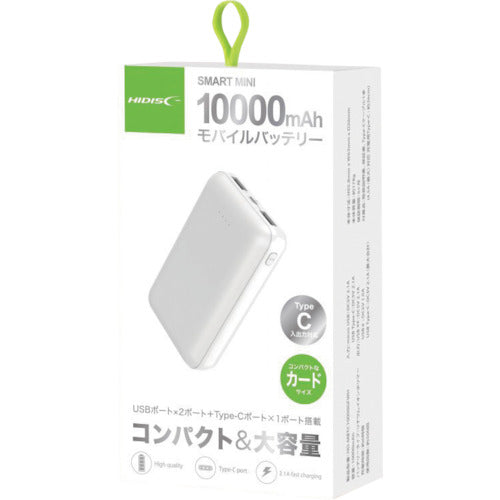 Hidisk Mobile Battery HD-MBTC10000GFWH 1 unit