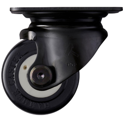 해머 저상식 플레이트 캐스터 저상식 중하중용 캐스터 자재 바퀴 지름 50mm 나일론 바퀴 5401S-NRB50 1개