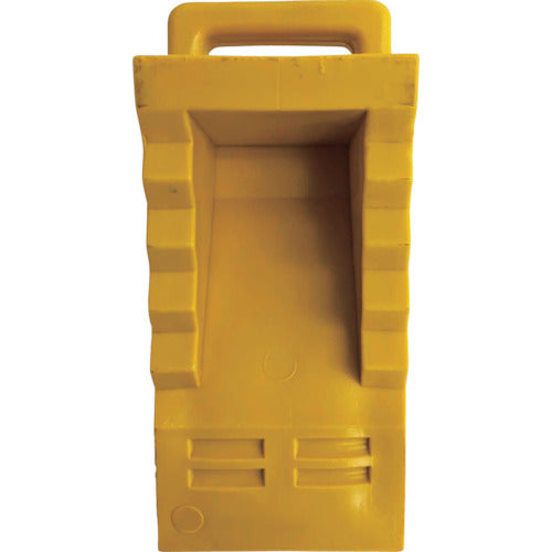 Meltec Plastic Tire Stopper Yellow 1 piece Large Trucks and Smaller FT-24 1 piece