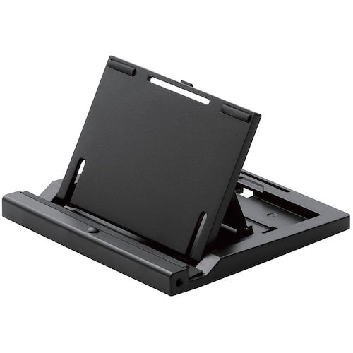 ELECOM Bluetooth full keyboard, membrane type, with stand, multi-pairing support, black, TK-FBM112BK, 1 unit