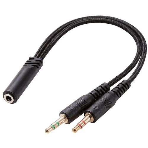 エレコム インナーイヤー型ヘッドセット カナル ミュートスイッチ付 両耳 4極3.5mm ブラック HS-EP17TBK 1 個