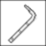 Iscar Parts Removal Wrench ETG 3-4 1 pc