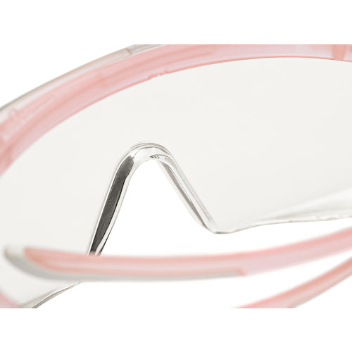 UVEX 一眼型保護メガネ ウベックス スーパー オーバーグラス ペールピンク 9169412 1 個