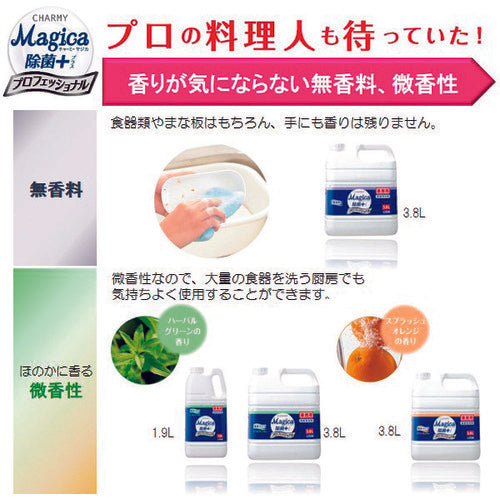 ライオン マジカ 除菌+プロ 無香料 3.8L SYQENGM 1 本