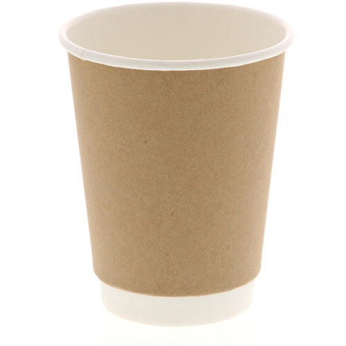 HEIKO 이중 단열 컵 12온스 구경 90mm 크래프트 25개들이 004537008 1봉