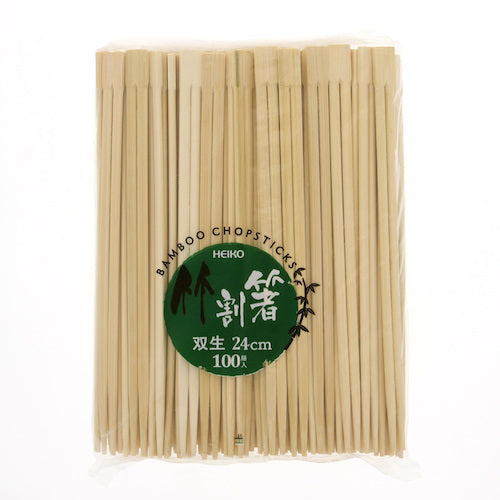 HEIKO 竹割箸 24cm 双生 100本入り 004636339 1 袋