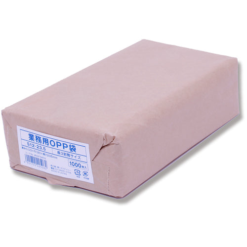 Shimojima Commercial OPP Bags, Tape-Free, S, 12-23.5 (Long Size 3), 1000 Pieces, 006794516, 1 Bag