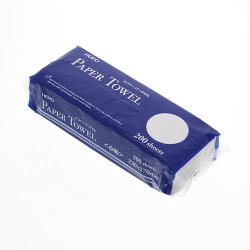 HEIKO Eco Paper Towels, Single, Oval, Pack of 200, 004722002, 1 PK