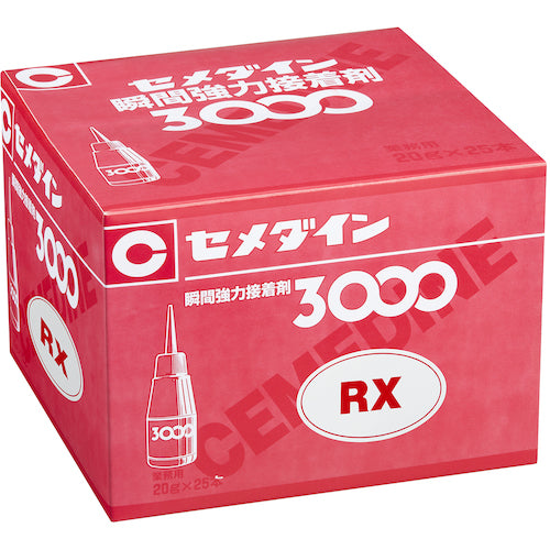 세메다인 순간 접착제 3000RX(초속 경화·난 접착 타입) 20g AC-060 AC-060 1개