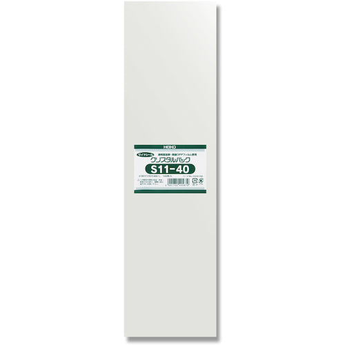 HEIKO OPP袋 クリスタルパック S 11−40 100枚入り 006761700 1 袋