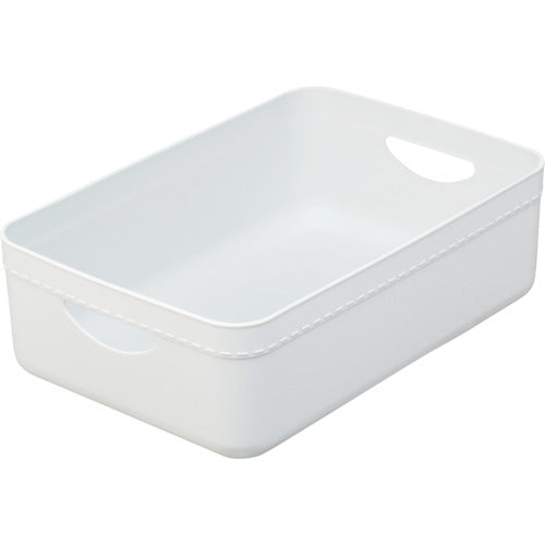 TENMA 부드러운 수납 케이스 레귤러 얕은 W(화이트) 110013221 1개