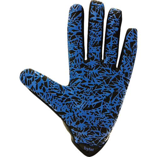 TryAnt 인공 가죽 장갑 715 SHORT GLOSS PU 로얄 블루 L 715-RB-L 1 쌍