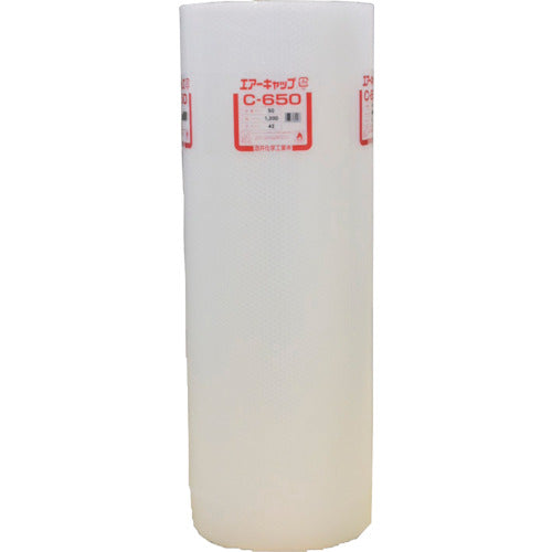 ミナ 気泡緩衝材 エアーキャップ ロール品(MP403S統合品番) ♯C650 4mm×1200mm×42m ACC650X1200X42M 1 本