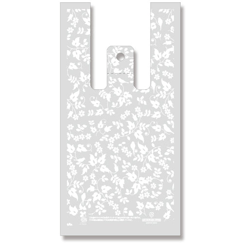 HEIKO レジ袋 バイオハンドハイパー ホワイトリーフ S 100枚入り 006905520 1 袋