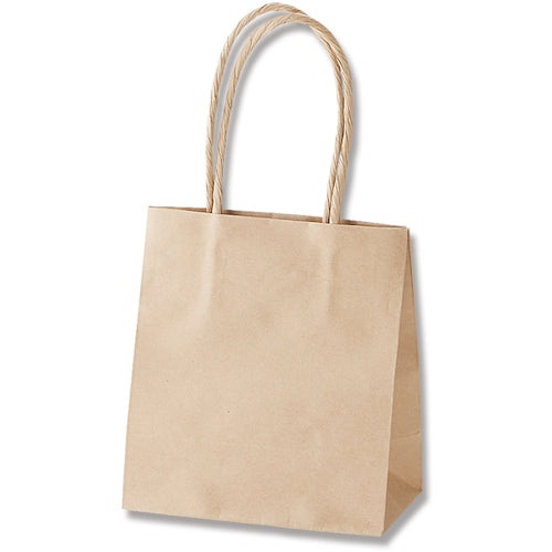 HEIKO 手提げ紙袋 スムースバッグ 未晒無地 15−08 25枚入り 003138010 1 袋