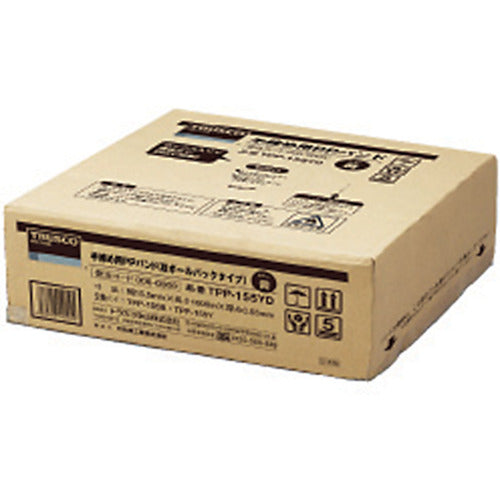 TRUSCO PP band for hand tightening, 15.5mm x 1000m roll, cardboard pack, yellow, TPP-155YD, 1 box